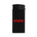 Briquet NOIR Slim Logo Rouge