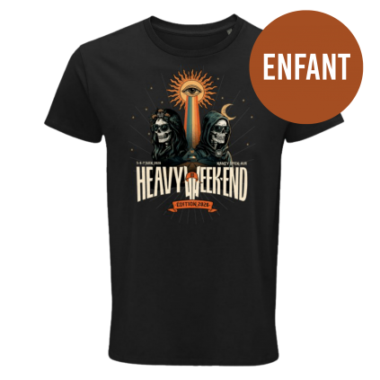 T-shirt Enfant NOIR Affiche Line Up