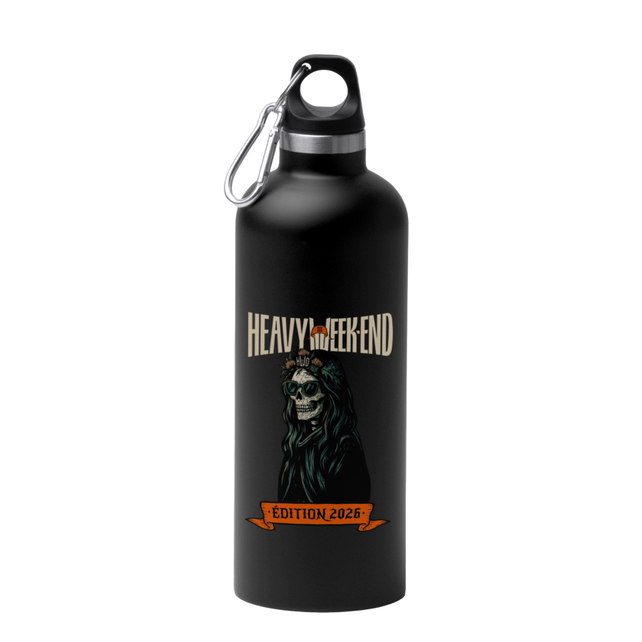 Gourde Heavy Weekend 2026 Skull Louder or Die