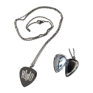 Pendentif Heavy Weekend 2026 médiator avec chaîne