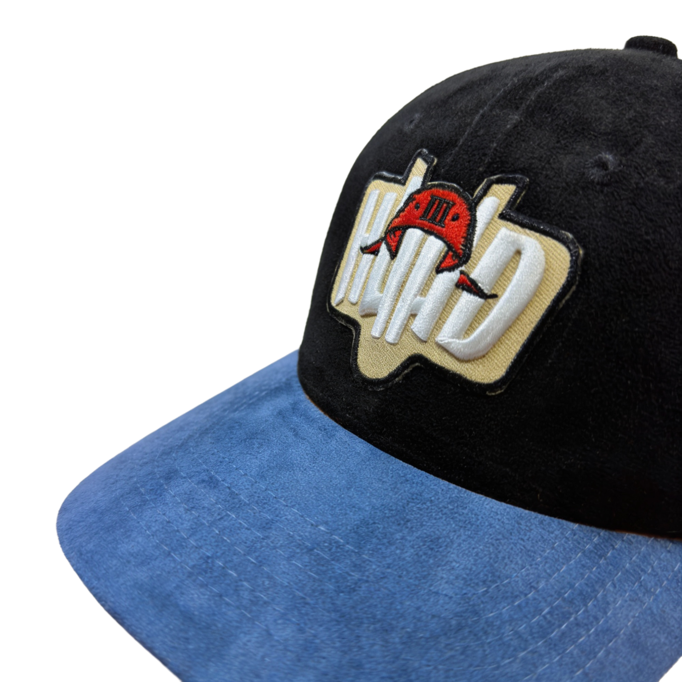 Casquette Heavy Weekend Noir / Visière Bleue