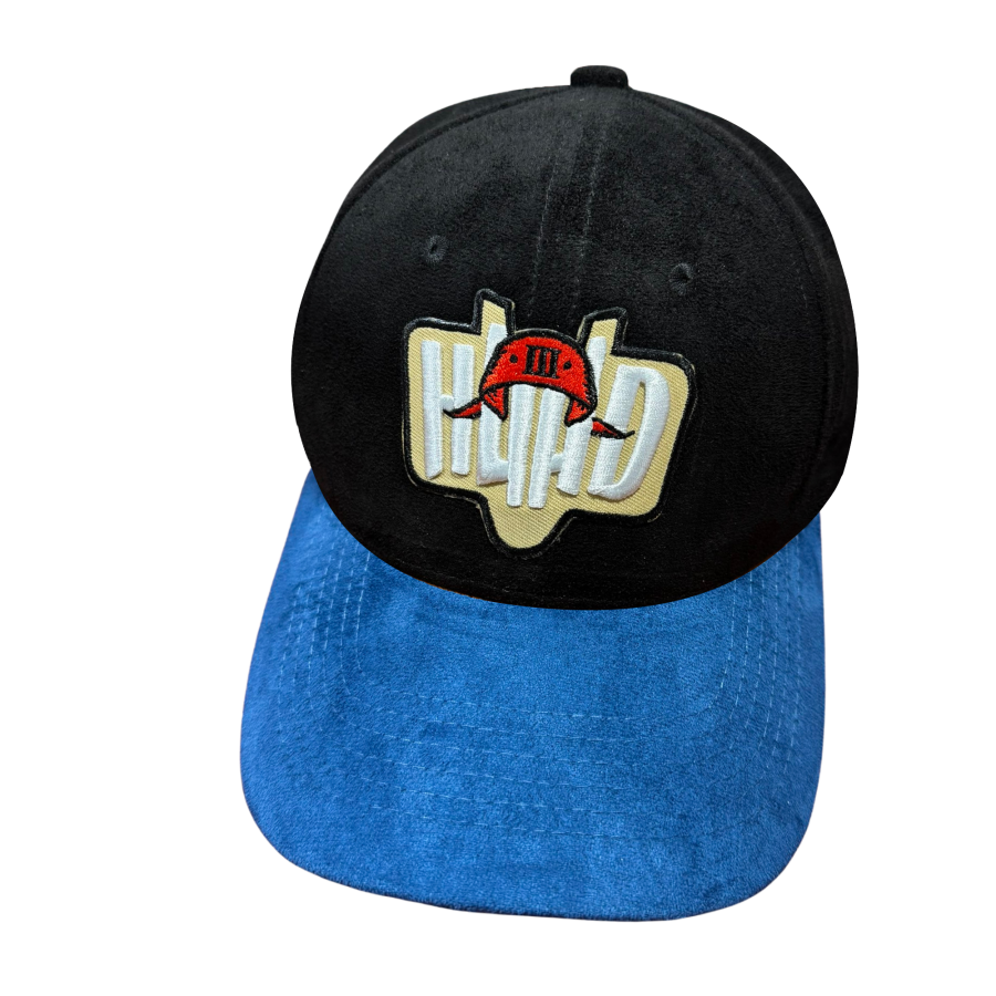Casquette Heavy Weekend Noir / Visière Bleue