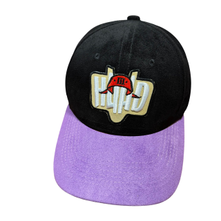 Casquette Heavy Weekend Noir / Visière Violette