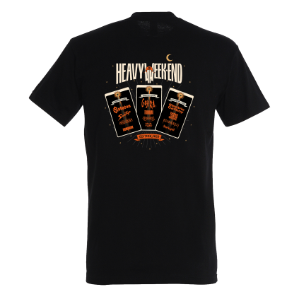 T-shirt NOIR Affiche Line Up