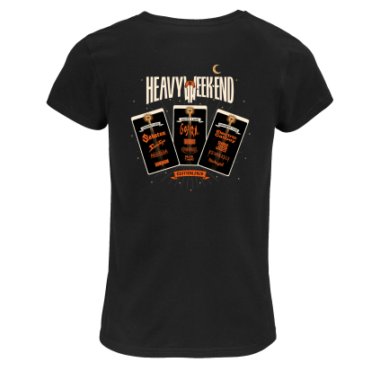 T-shirt Femme NOIR Affiche Line Up