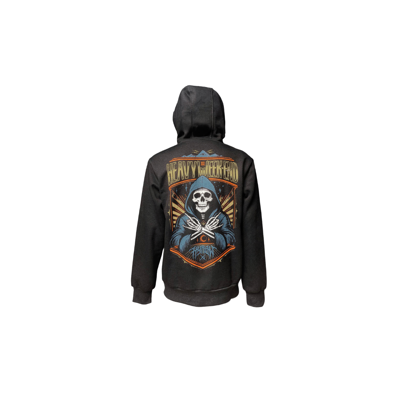 Hoodie Heavy Weekend x Hyraw Skull