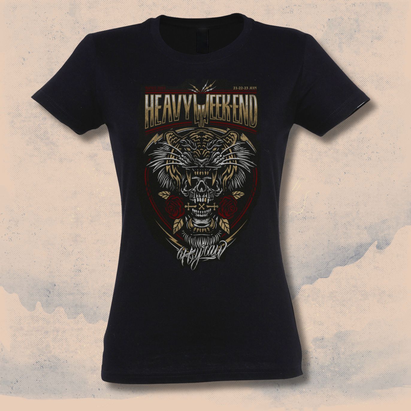 T-shirt Femme - Hyraw Tiger